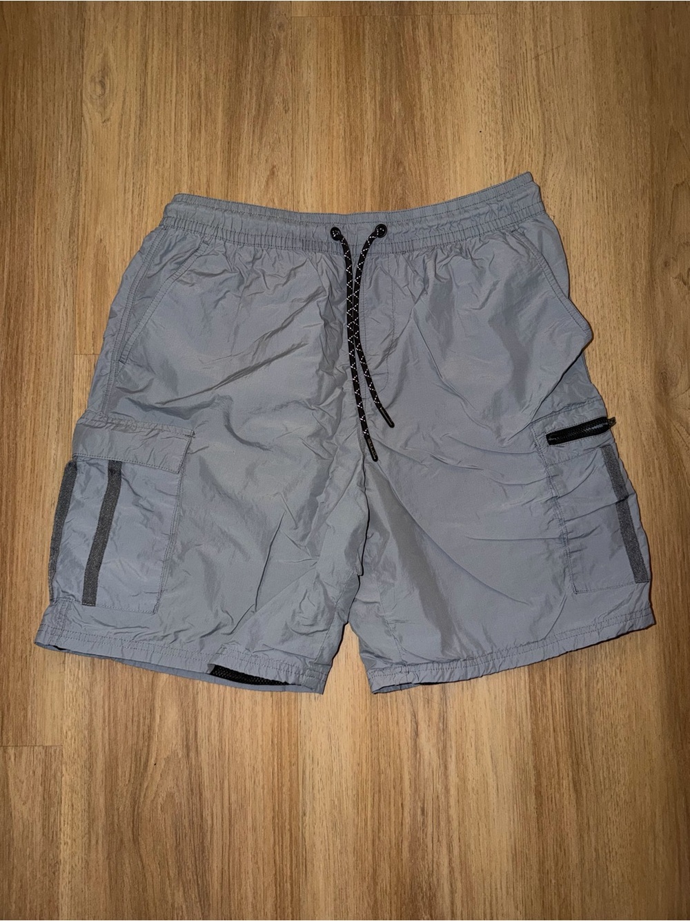 Champs Men's Cargo Swim Shorts - Gray